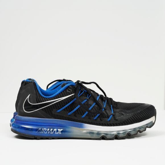 Nike Air Max 2015 “Black Game Royal” Men’s Size 11.5 Running Shoes - Picture 1 of 10